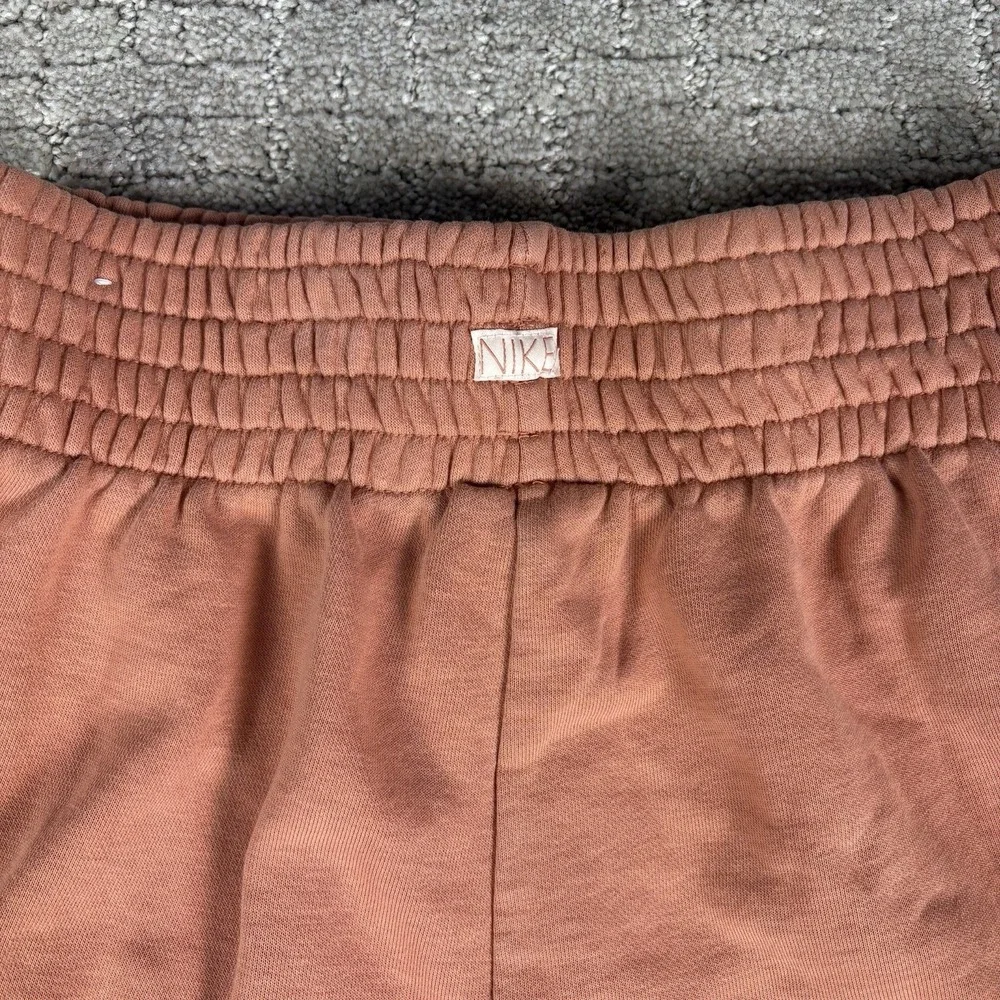 Nike Sportswear High Waist Sweat Shorts Women's Terracotta Lounge Athleisure XS